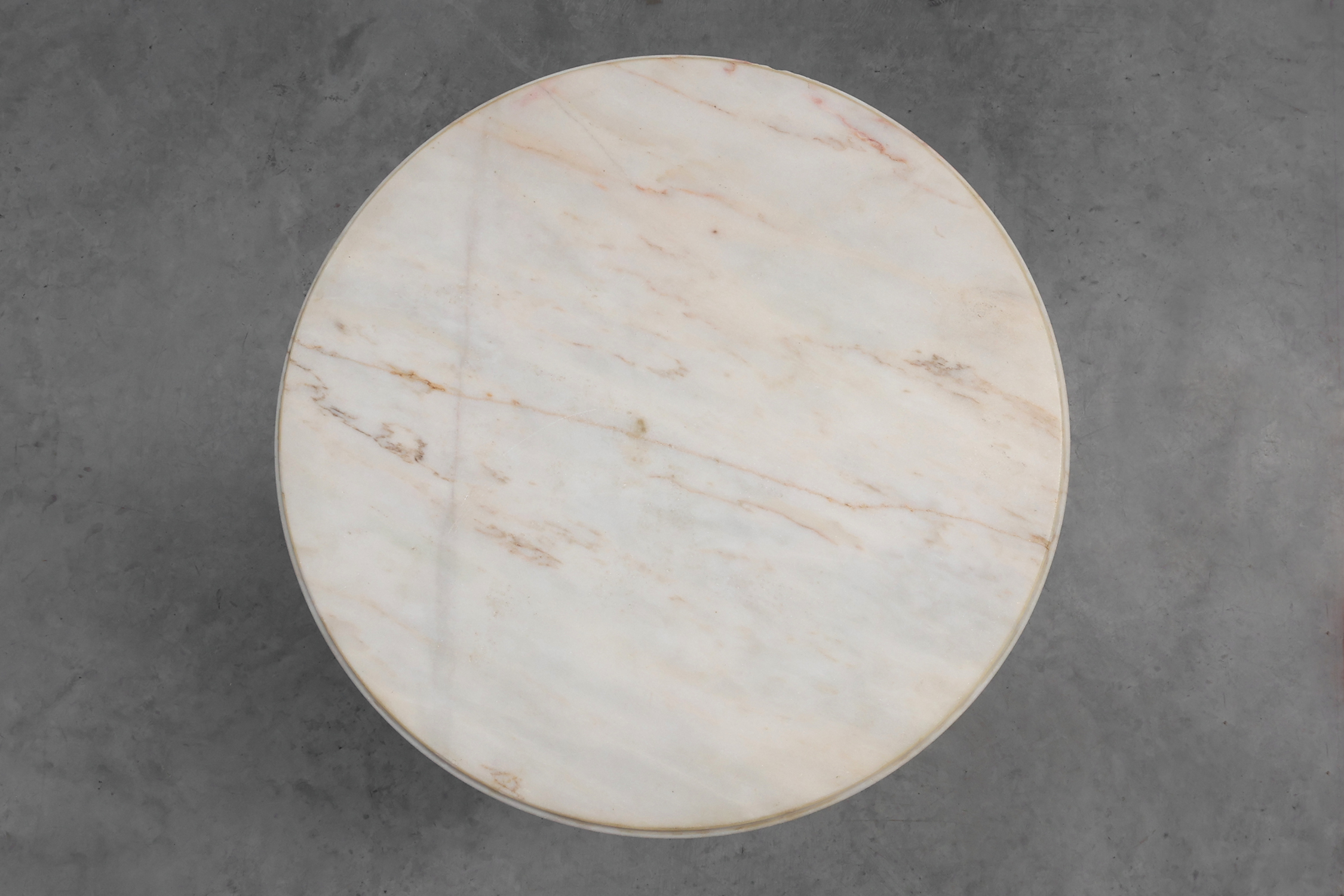 Art Deco bistro table in cast iron with marble top, France ca. 1925thumbnail